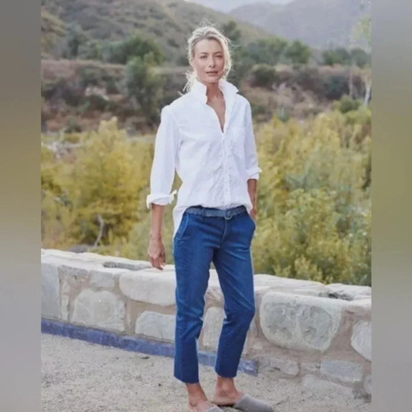 Frank & Eileen Wicklow Chino Crop Pants size 8 B389